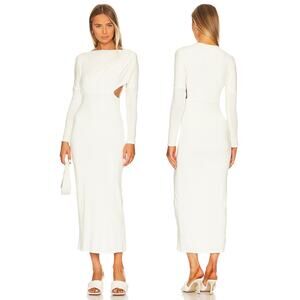 The Line by K Pascal Maxi Dress Ruched Evening Formal Bridal Party Cocktail S